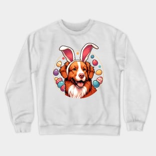 Nova Scotia Duck Tolling Retriever's Easter Celebration Crewneck Sweatshirt